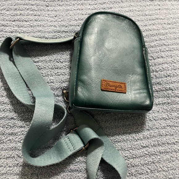Wrangler Handbags - Wrangler Green Compact Crossbody Bag with Adjustable Strap